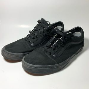Canvas Old Skool Vans - All Black - Men’s Size 14